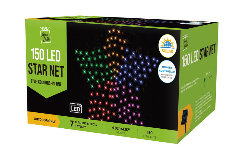 XMAS Solar LED Star Net (150pcs)