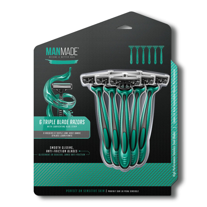 Stainless Steel Razors - 6PK