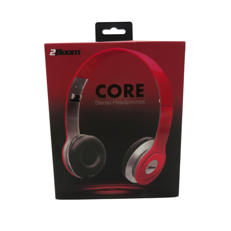 Core Stereo Headphones - Red