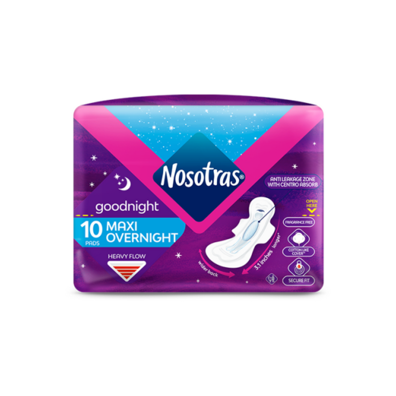 Nosotras Buenas Noches Maxi 10 pk