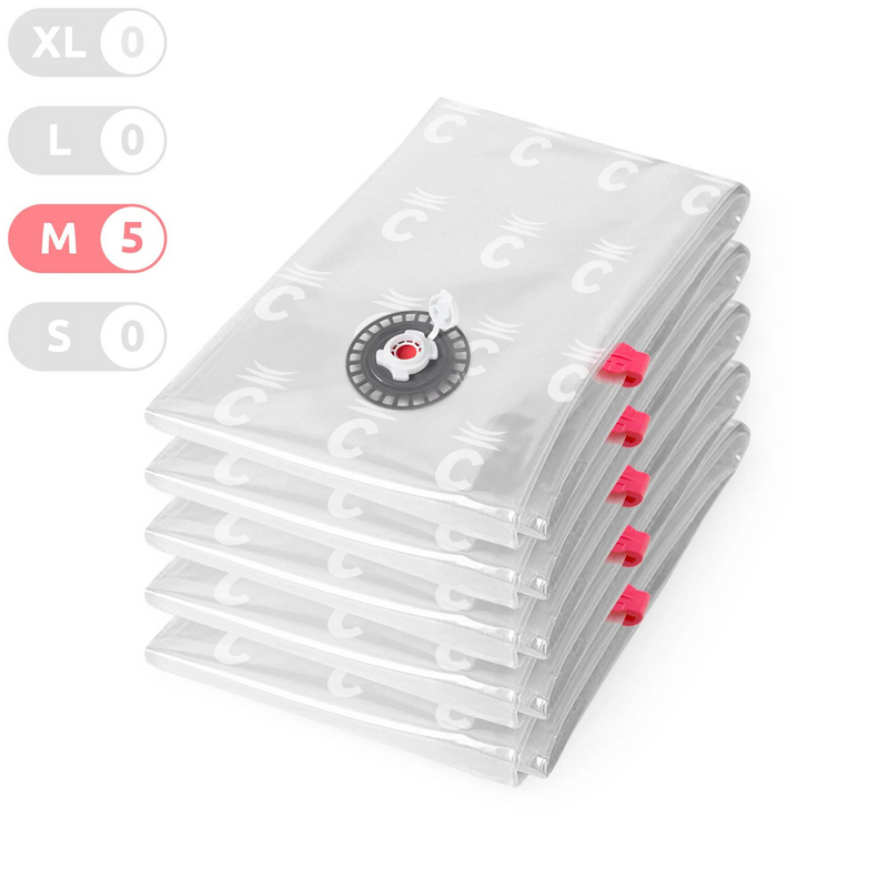 Vacuum Storage Bags - Medium (5pcs.)