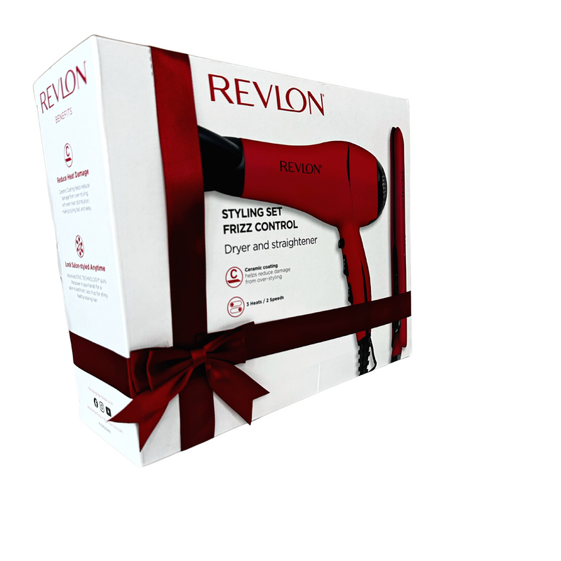 Hair dryer and straightener set 2