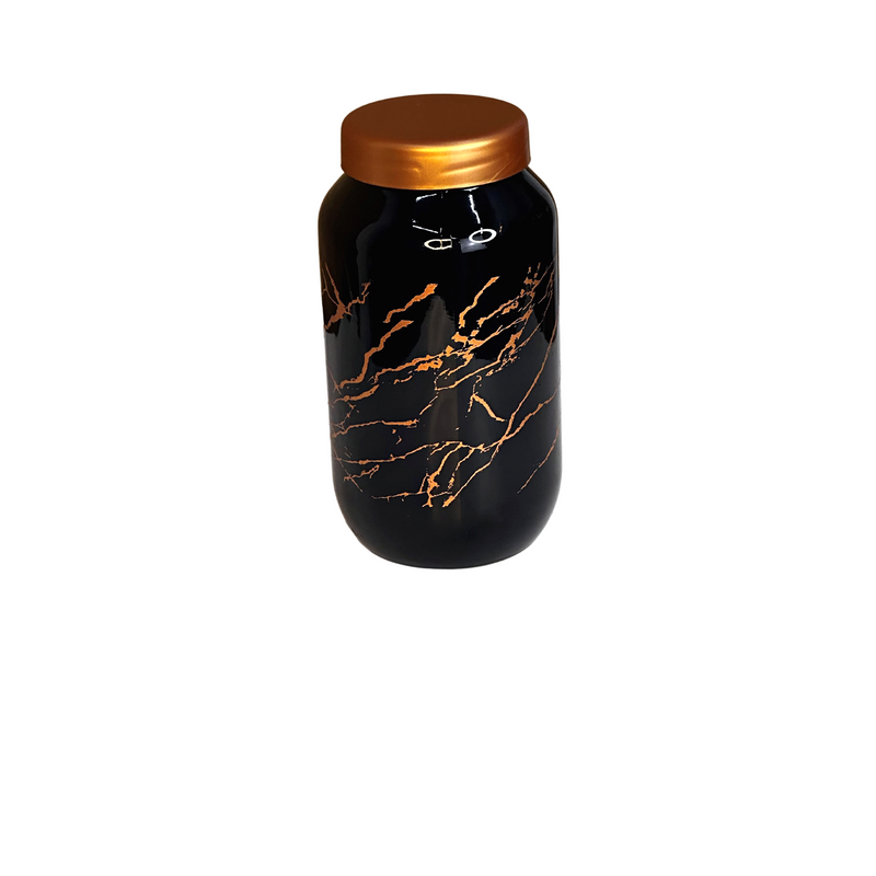 50 OZ MARBLE GLASS CANSITER