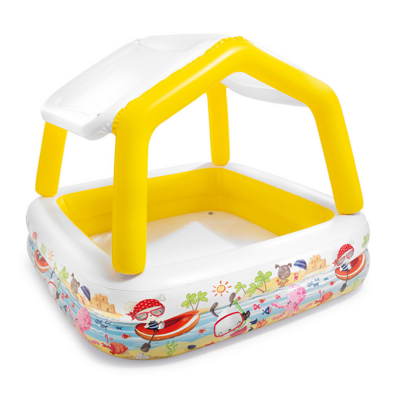 Sun Shade Inflatable Kiddie Pool