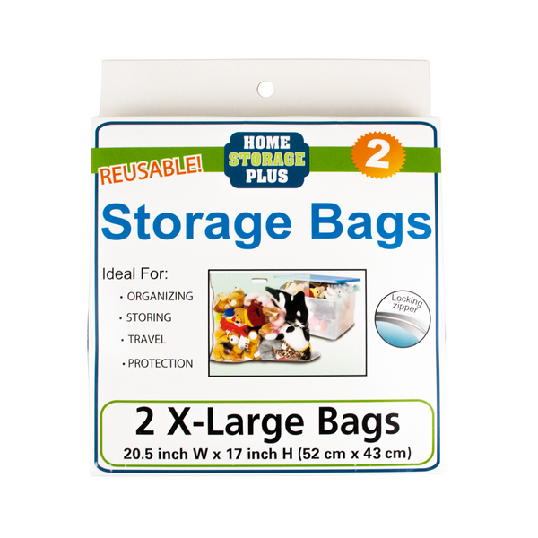 Reusable Storage Bags - 2 X-Large bags