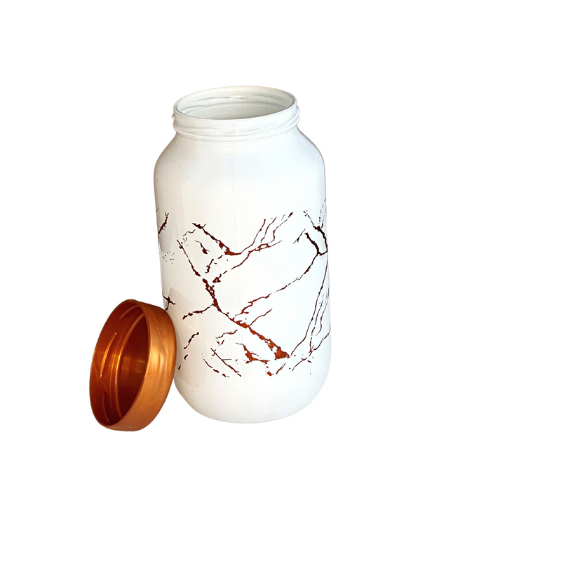 50 OZ MARBLE GLASS CANSITER