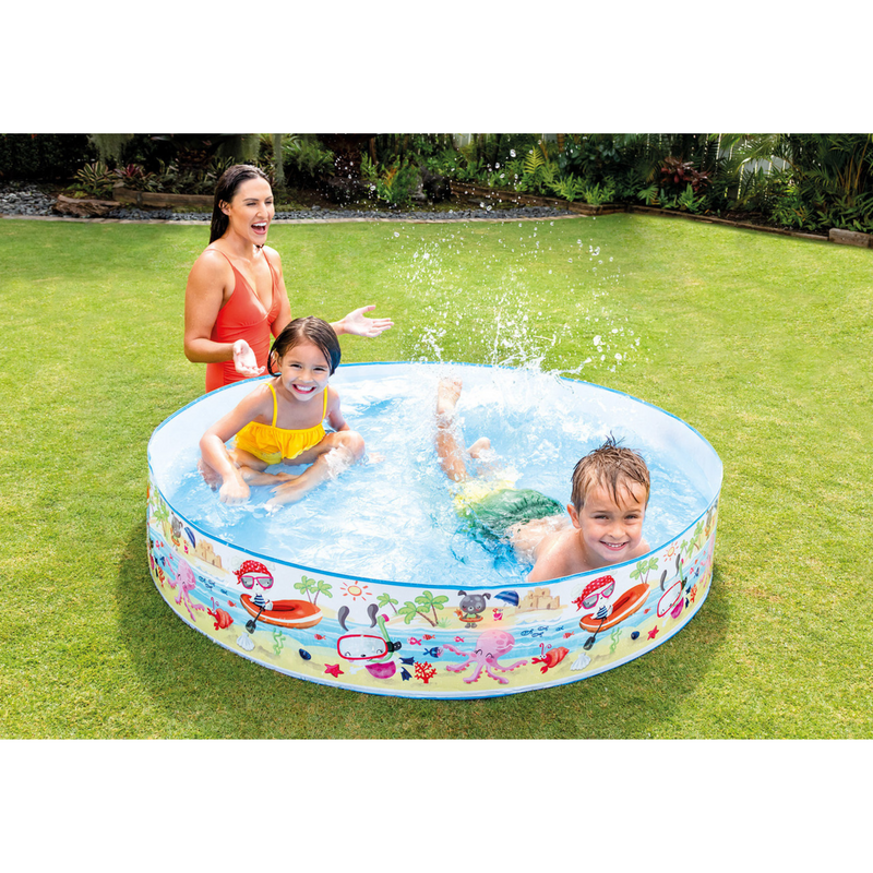 Snapset® Fun at the Beach Kiddie Pool - 5' x 10"