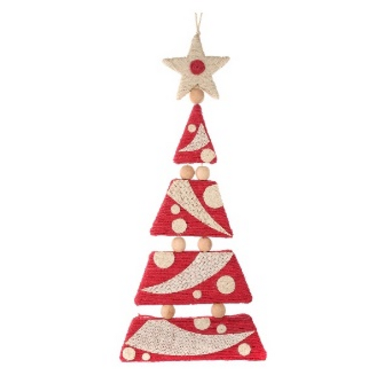 Jute Figure - Tree with Star