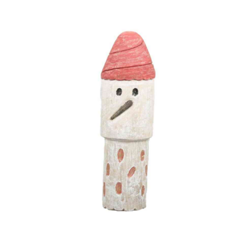 Wooden Figure - Snowman