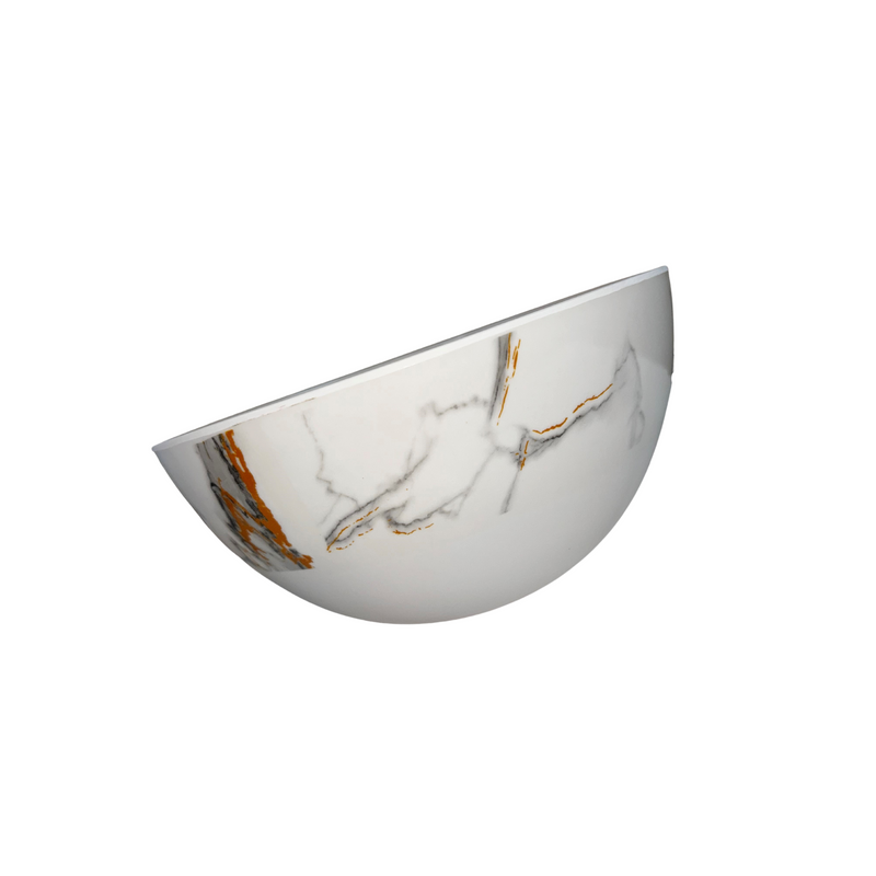Melamine Popcorn Bowl - Marble