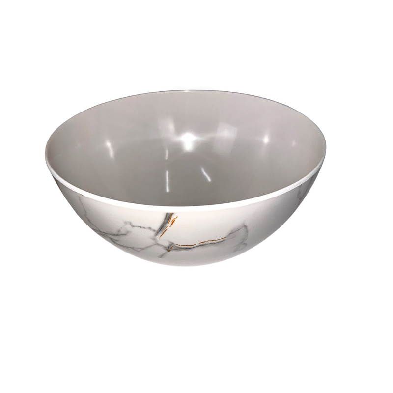 Melamine Popcorn Bowl - Marble