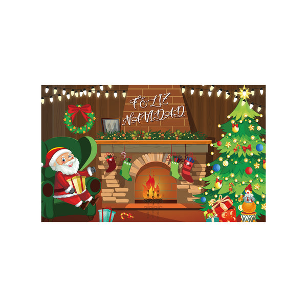 Xmas Backdrop - Feliz Navidad