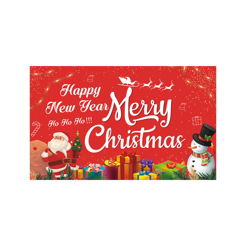 Xmas Backdrop - Merry Christmas & Happy New Year