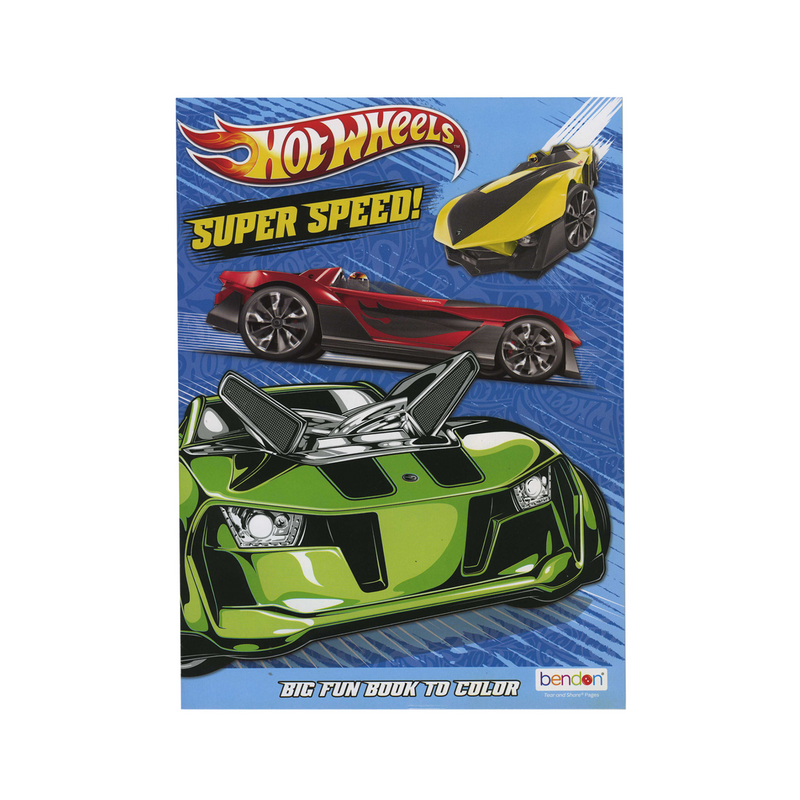 Hot Wheels Super Speed Coloring Book