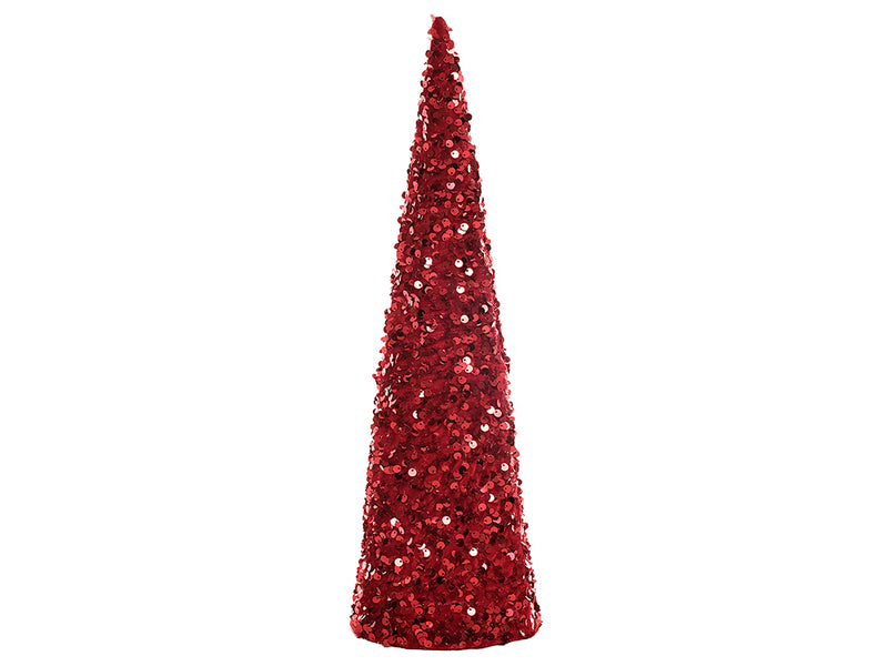 XMAS Deco Cone Tree - Red