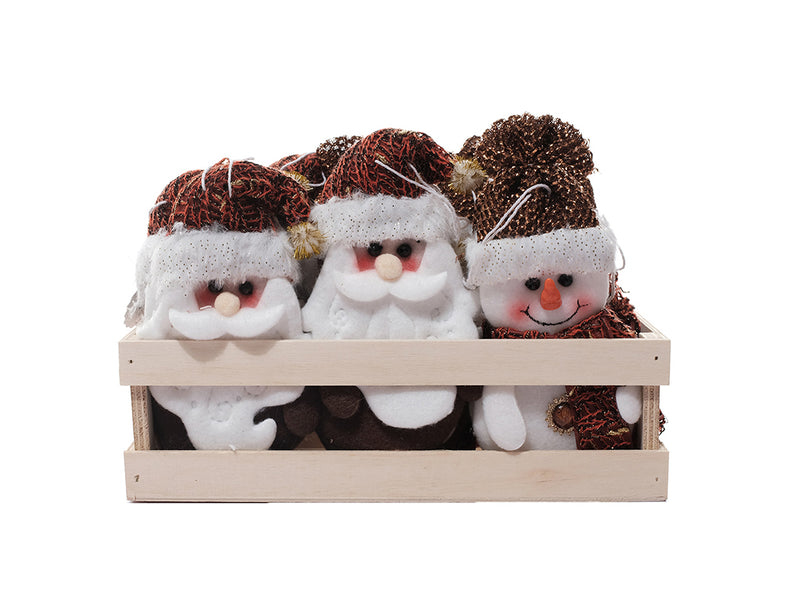 XMAS Ornaments - Santa & Snowman