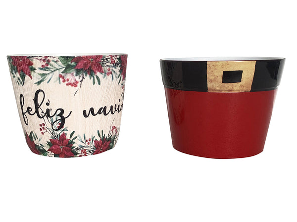 XMAS Deco Flower Pot