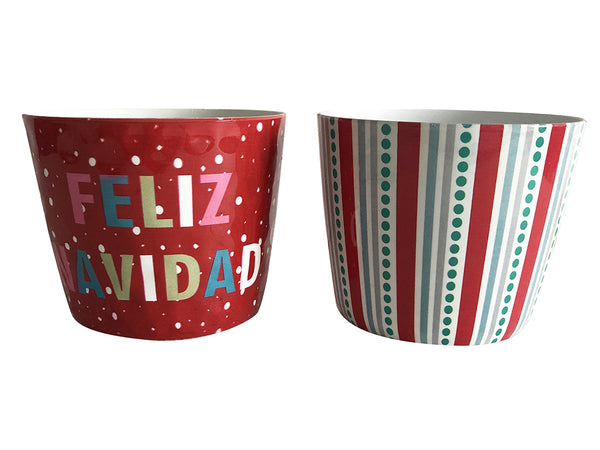 XMAS Deco Flower Pot