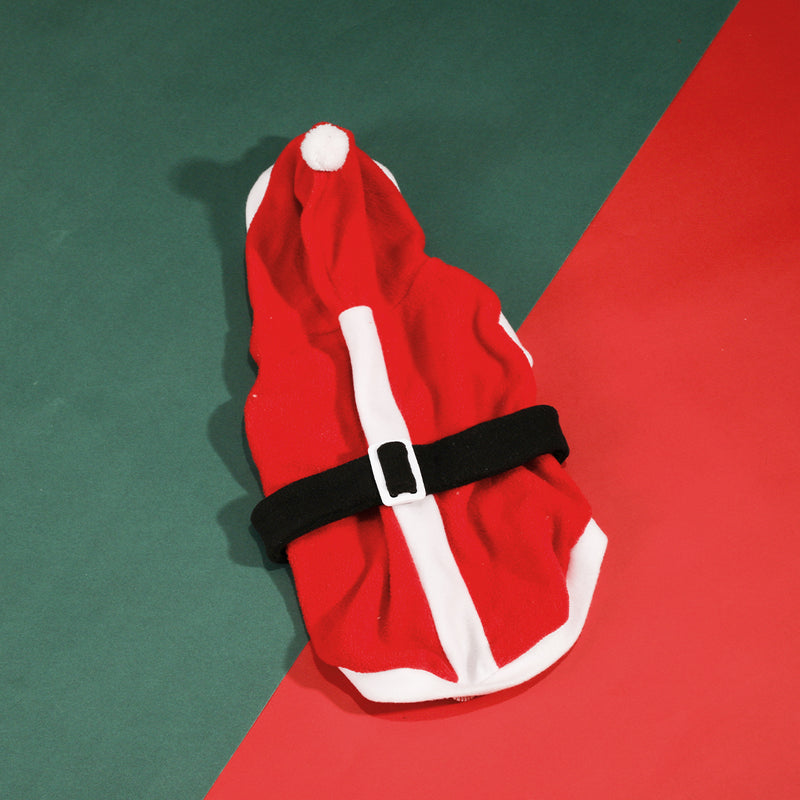 XMAS Pet Polyester Shirt - Santa