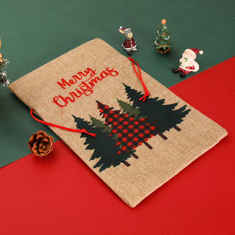 Polyester Christmas Giftbag - Trees