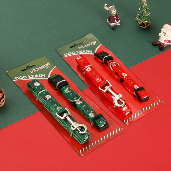 XMAS Pet Small Leash Collar Set