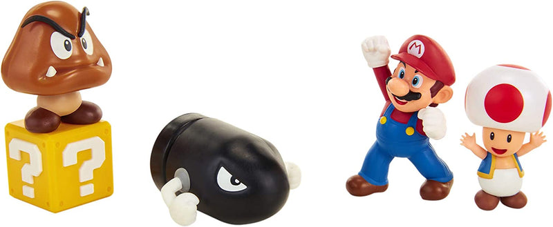 Super Mario Acorn Plains Diorama Set - 5pcs
