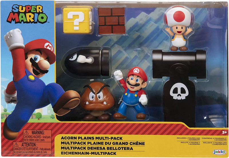 Super Mario Acorn Plains Diorama Set - 5pcs