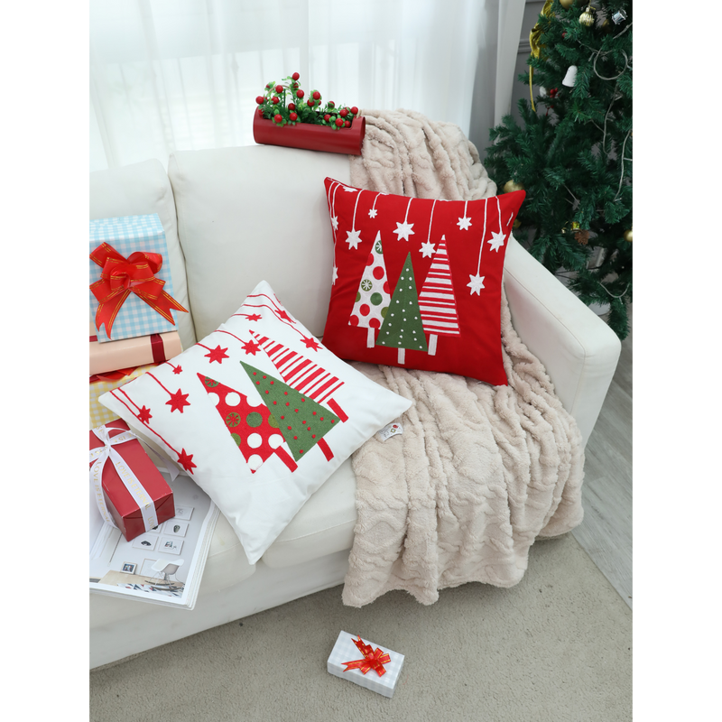 XMAS Cushion - Trees