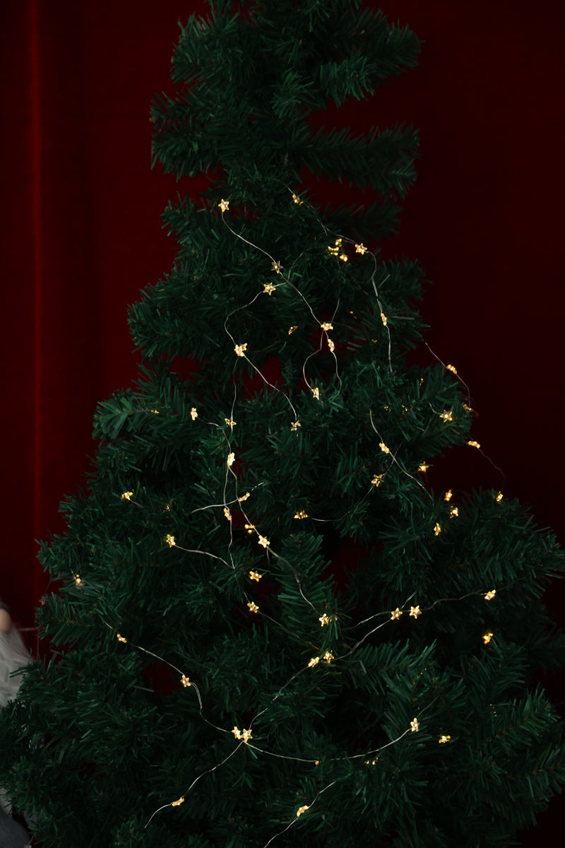 XMAS LED Star String Lights - Warm White (100pcs)