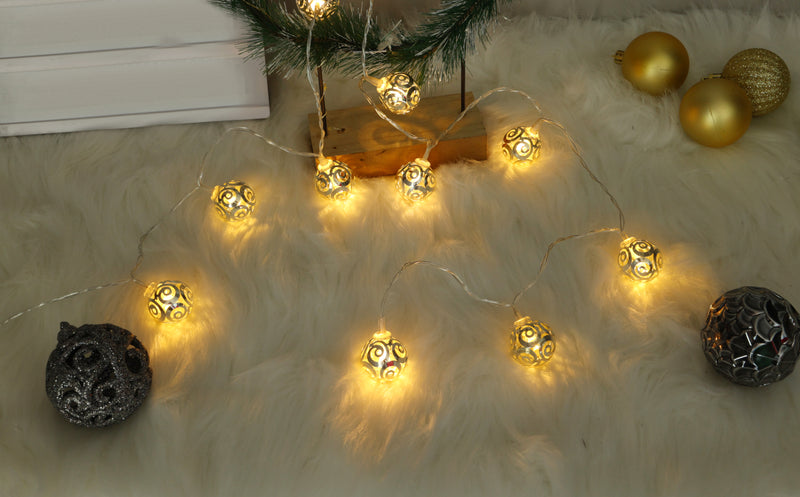 XMAS LED String Lights - Ornaments (10pcs)