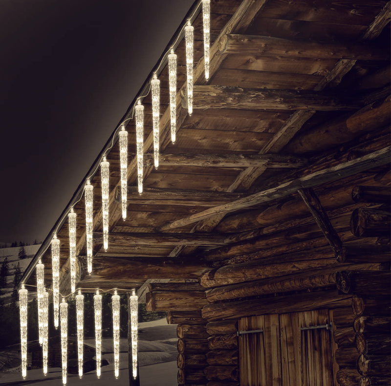 XMAS Icicle Light - Warm White (8pk)
