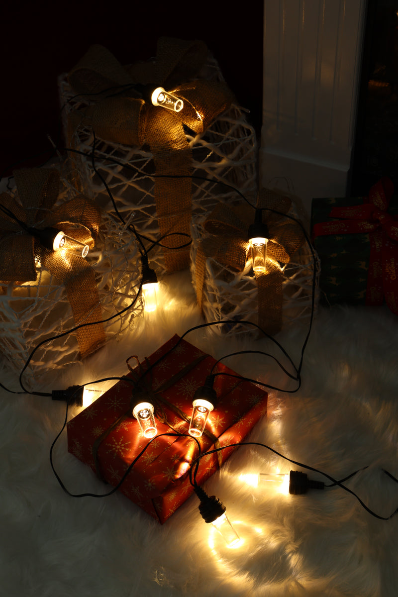 XMAS Star Projection Lights - Warm White (10pcs)