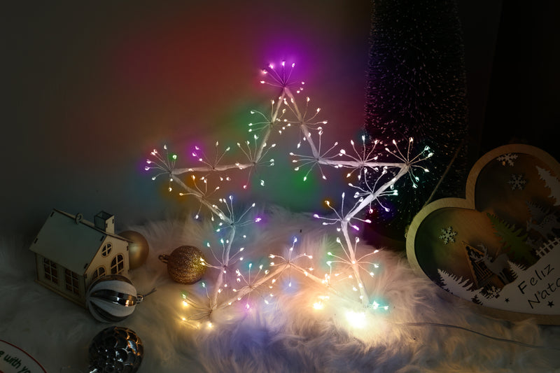XMAS LED Metal Star - Multicolor (200pcs)