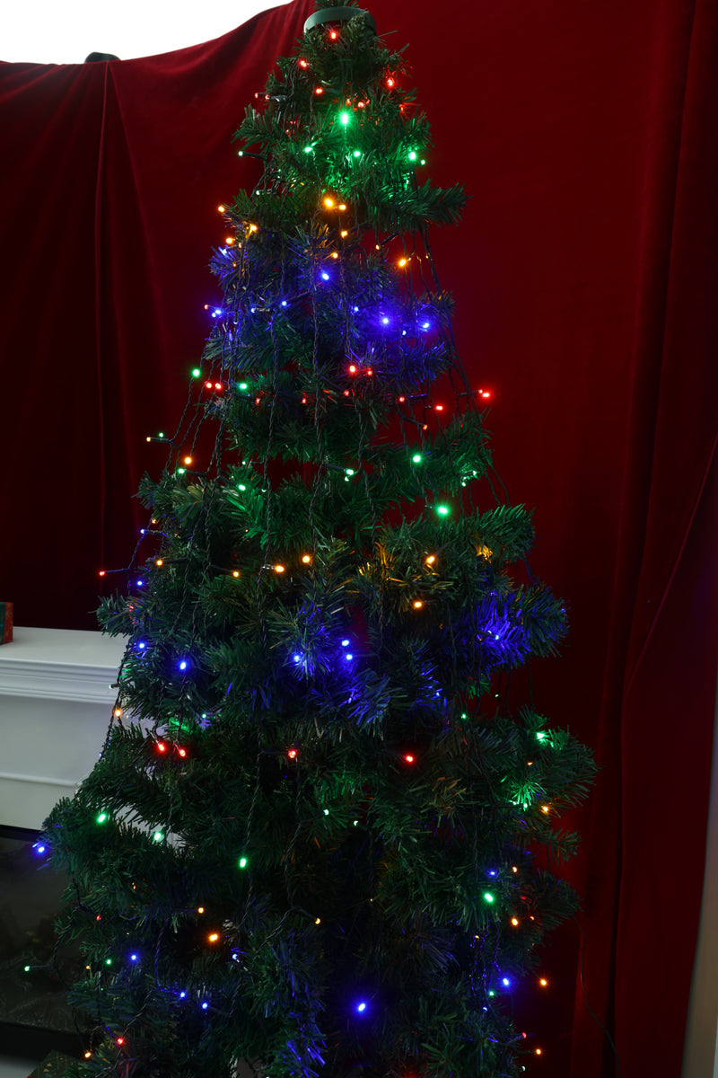 XMAS 4' 11" Tree Lights - Multicolor
