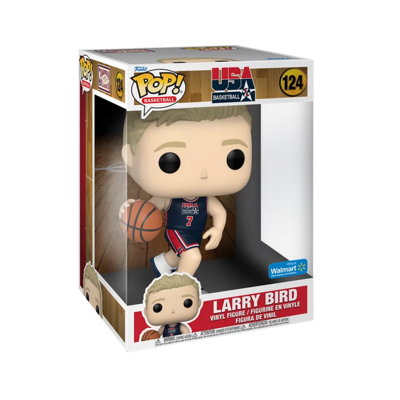 Funko Pop! Jumbo: NBA - Larry Bird (1992 Team USA Navy Uniform) - Special Edition