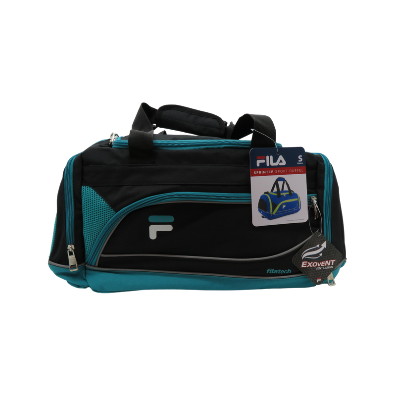 Fila Sprinter 19" Sport Duffel Bag - Black/ Teal