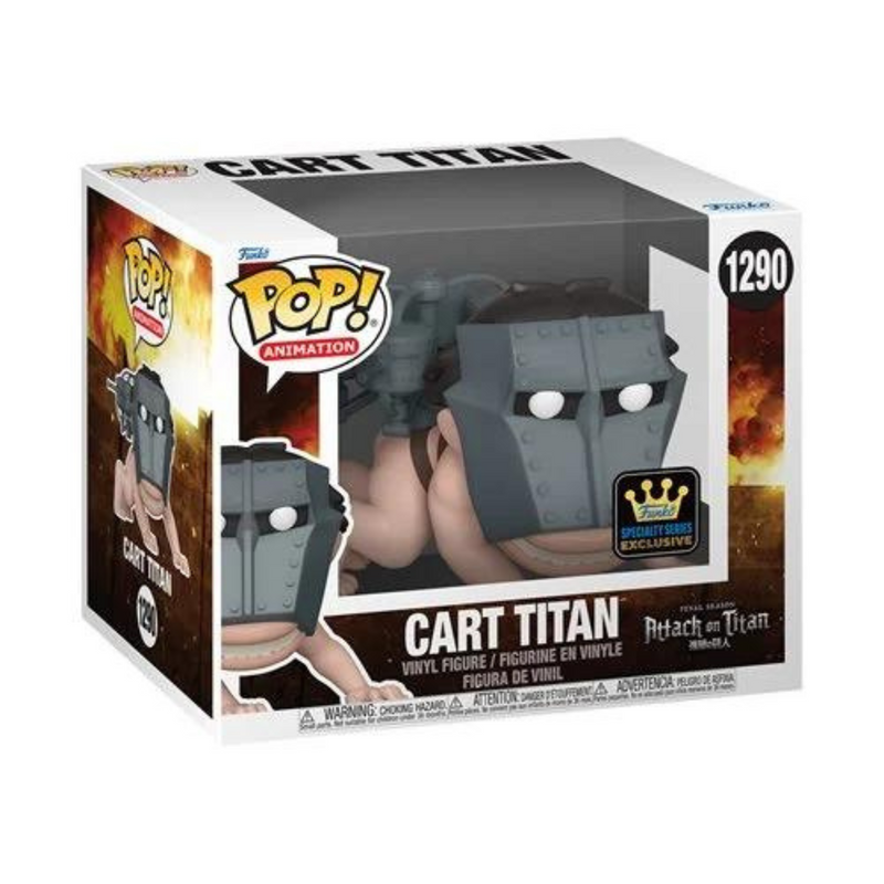 Pop! Animation: Attack on Titan - 6" Super-Sized Cart Titan Funko Select Exclusive