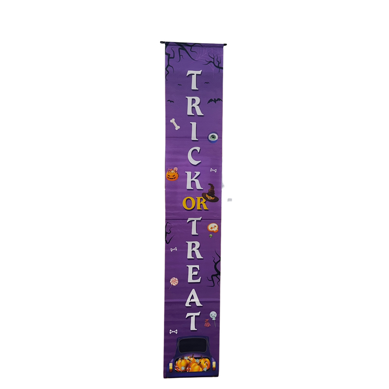 Halloween Door Banners (1 Pair) - Purple