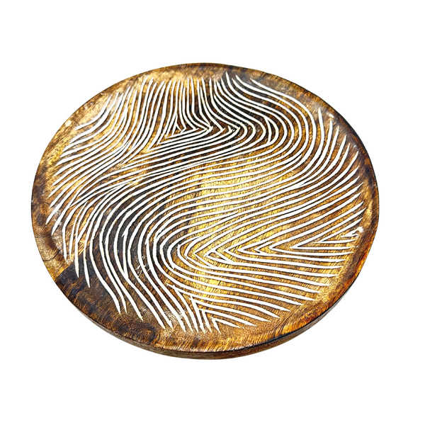 Wooden Decorative Plate - Medium