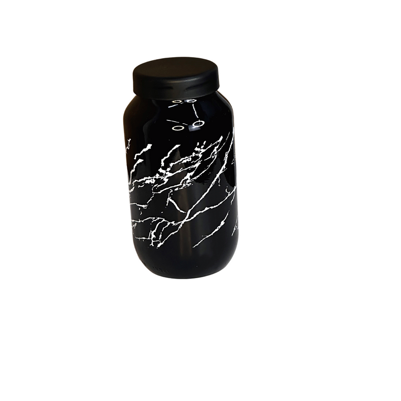 50 OZ MARBLE GLASS CANSITER