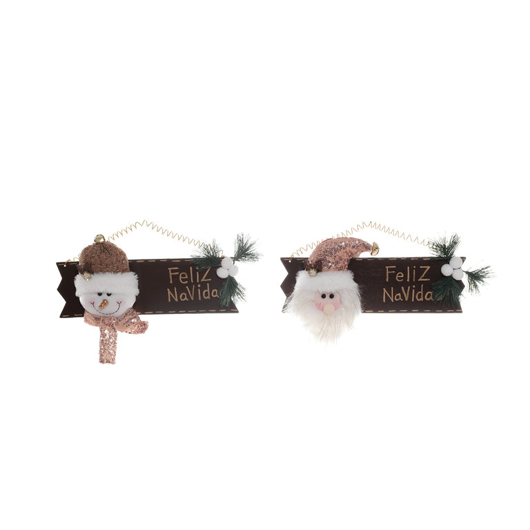 XMAS Deco Plaque - Feliz Navidad