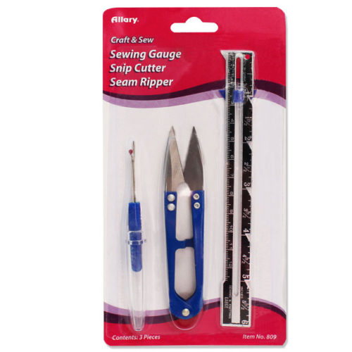 Sewing Gauge, Snip Cutter, Seam Ripper
