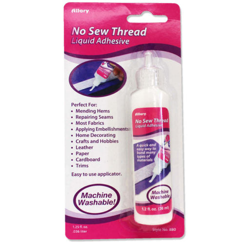 NO SEW THREAD LIQUID ADHESIVE