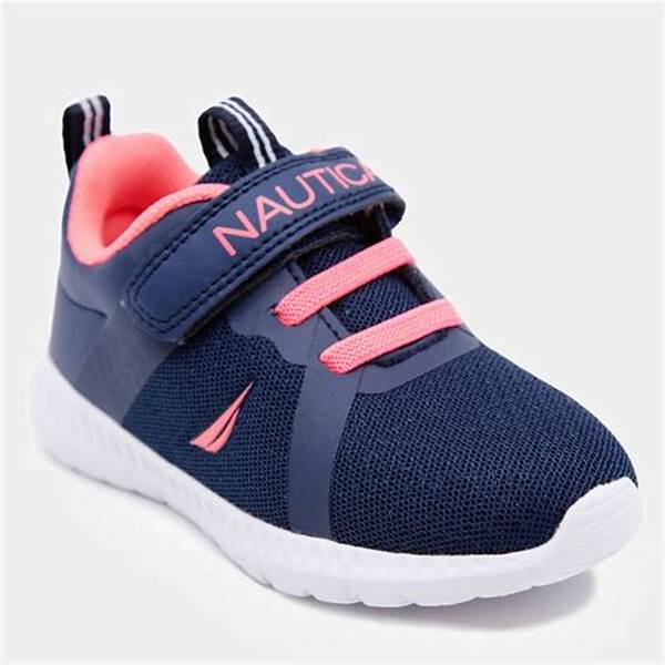 Nautica girls sneakers navy/pink