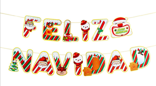 Letter Banner - Merry Christmas