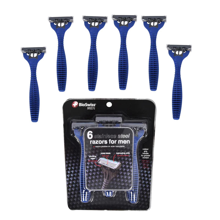 Men Triple Blade Razor - 6pk