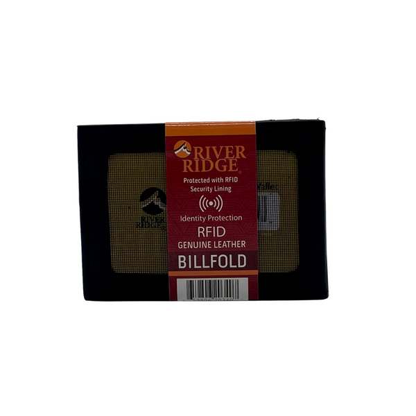 Mens Genuine Leather Billfold - 7 Pockets