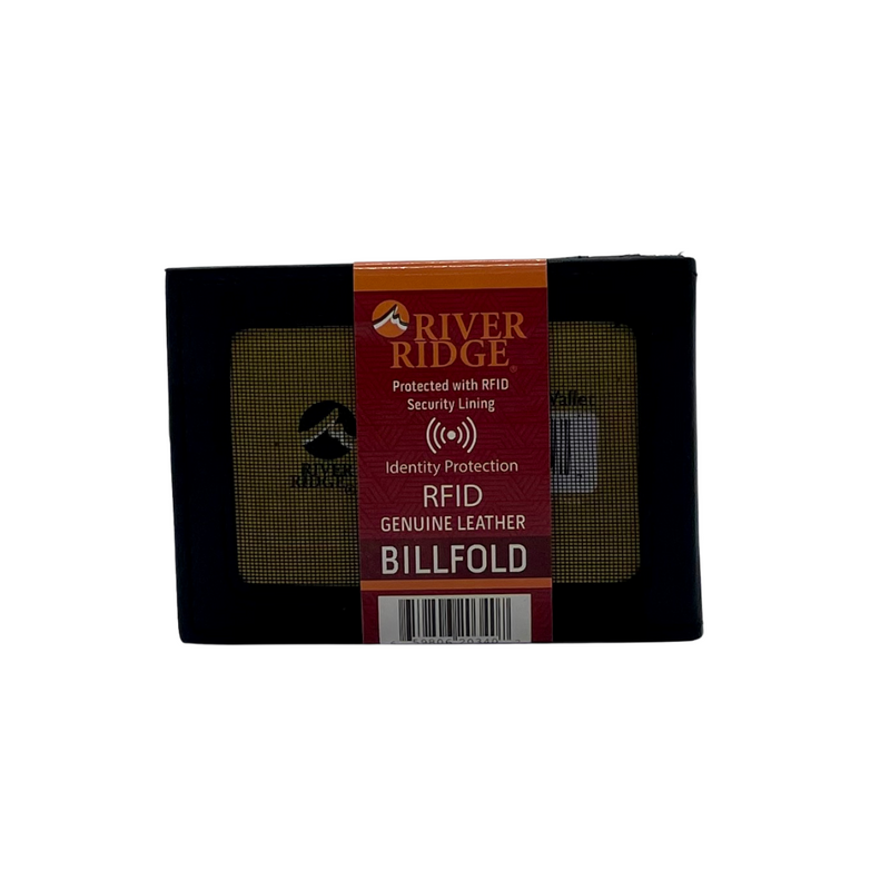 Mens Genuine Leather Billfold - 7 Pockets