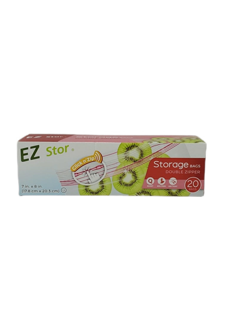 Zipper Storage Bag 20ct.