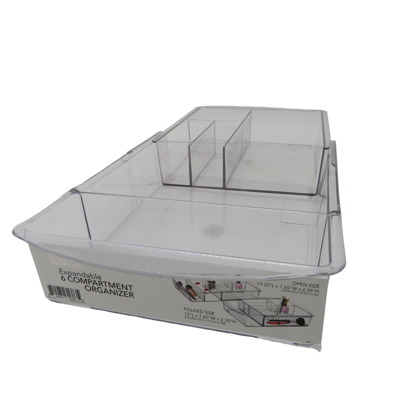 Expandable 6 Compartment Organizer